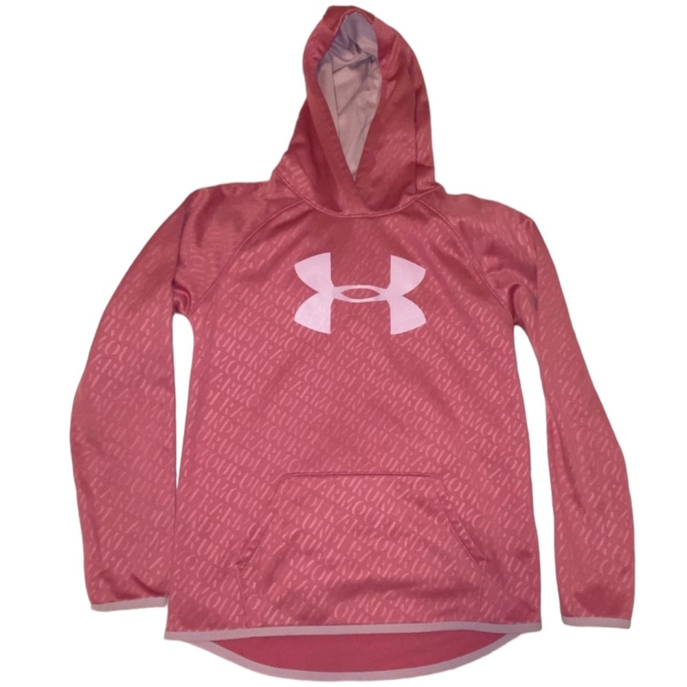 Under Armour Pink Hoodie Size Youth Large